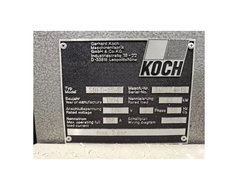 KOCH SBFD-35-B - BL25